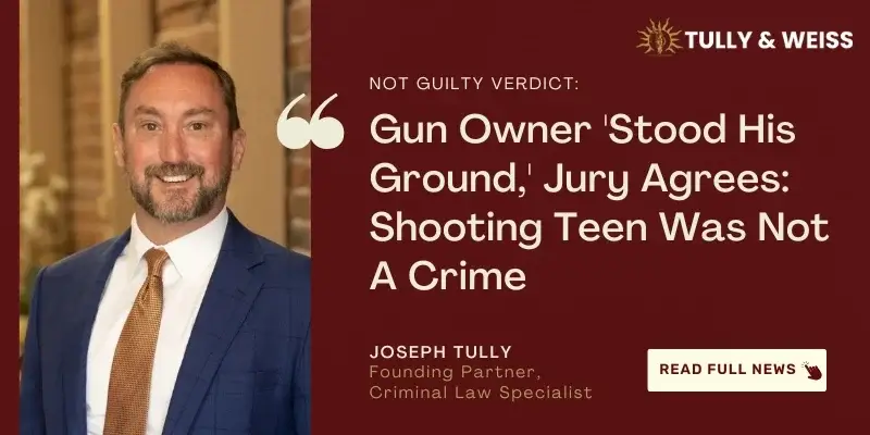 gun owner stood his ground jury agrees shooting teen was not a crime
